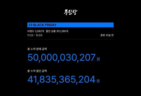 무신사 블랙프라이데이