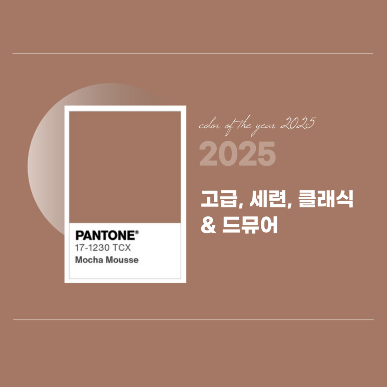 팬톤 2025컬러